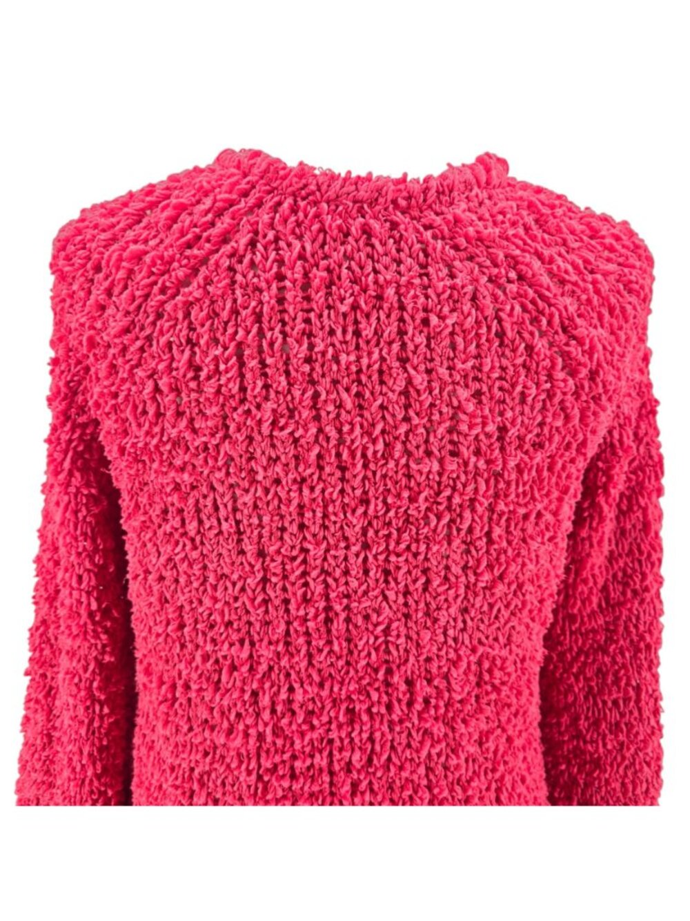 Free People Womens Small Sweater Pullover Chunky Shaggy Open Knit Flared Sleeves - Picture 6 of 12